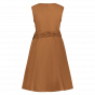 Woolrich dames poplin short dress rusty brown