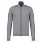 Gran Sasso zip vest merino grijs