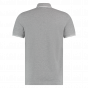 Stone Island heren polo slimfit melange grey