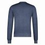 Gran Sasso merino ronde hals merino l blauw