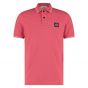 Stone Island heren polo corta slimfit fuchsia