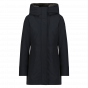 Woolrich dames boulder faux fur parka dark navy