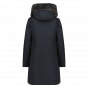 Woolrich dames bow bridge parka dark navy