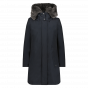 Woolrich dames bow bridge parka dark navy