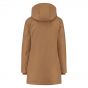 Woollrich high collar parka alaska brown