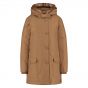 Woollrich high collar parka alaska brown